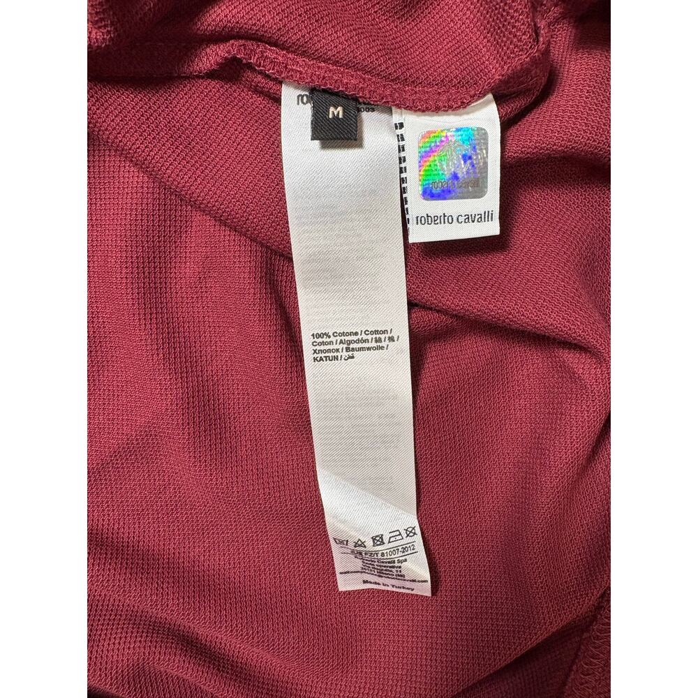 NWT COA Roberto Cavalli Men's Polo Snake Embroidery - Sz Med - Picture 5 of 8
